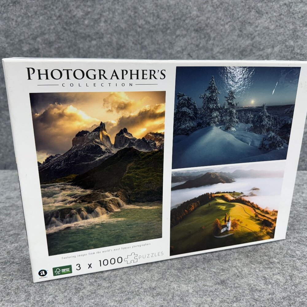 Ambassador Premium Photographer's Collection Puzzle 3 x 1000 Piece Jigsaws, Seal
